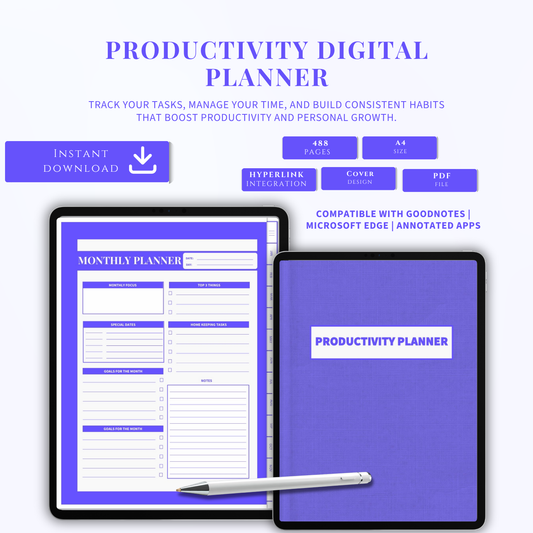 Complete Planner Bundle – All Digital & Printable Templates